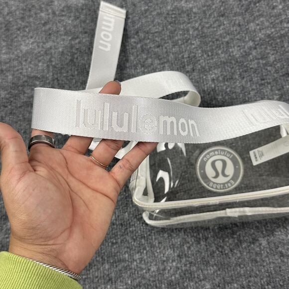 Lululemon Everywhere Belt Bag 1L Clear White Trim Stadium Event Casual Comfy - Picture 7 of 13